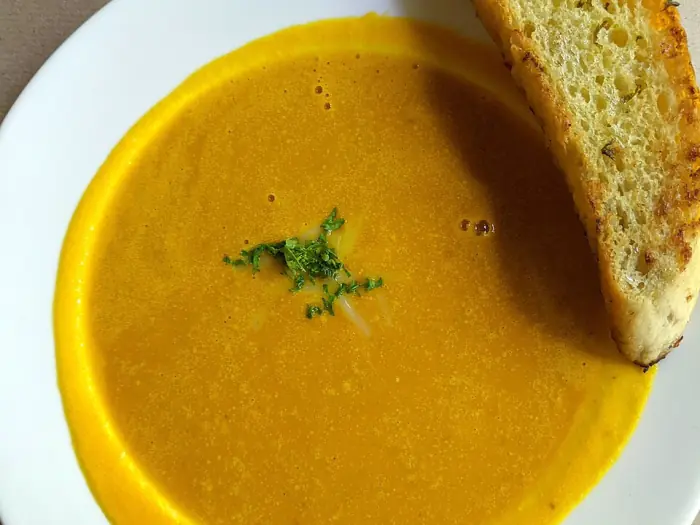 Foto de Puré de calabaza asada