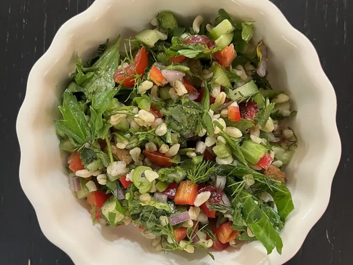 Foto de Tabulé de bulgur y perejil